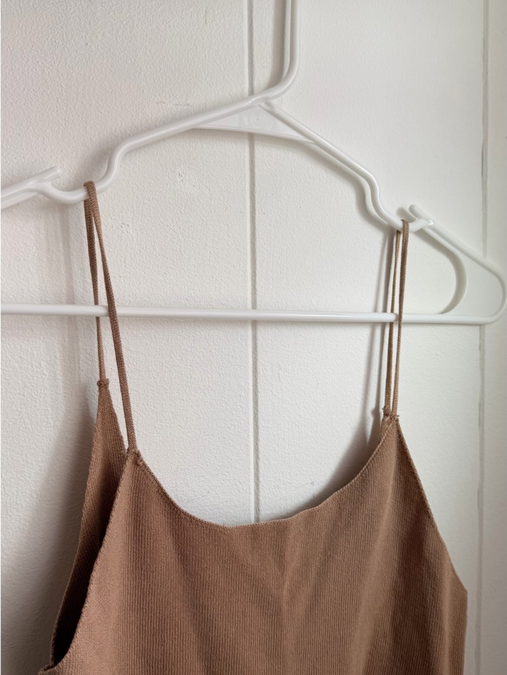 SHEIN Brown Knit Spaghetti Strap Cami - Picture 4 of 6